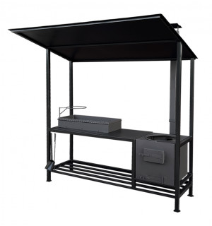 Мангал «Терем с большой печью»